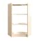 Flash Furniture Bright Beginnings Commercial Bow Front 3 Tier Wooden Classroom Open Corner Storage Unit, Natural MK-KE24077-GG - alternate 9